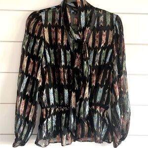 Topshop Muti Color Sparkly Top NEW